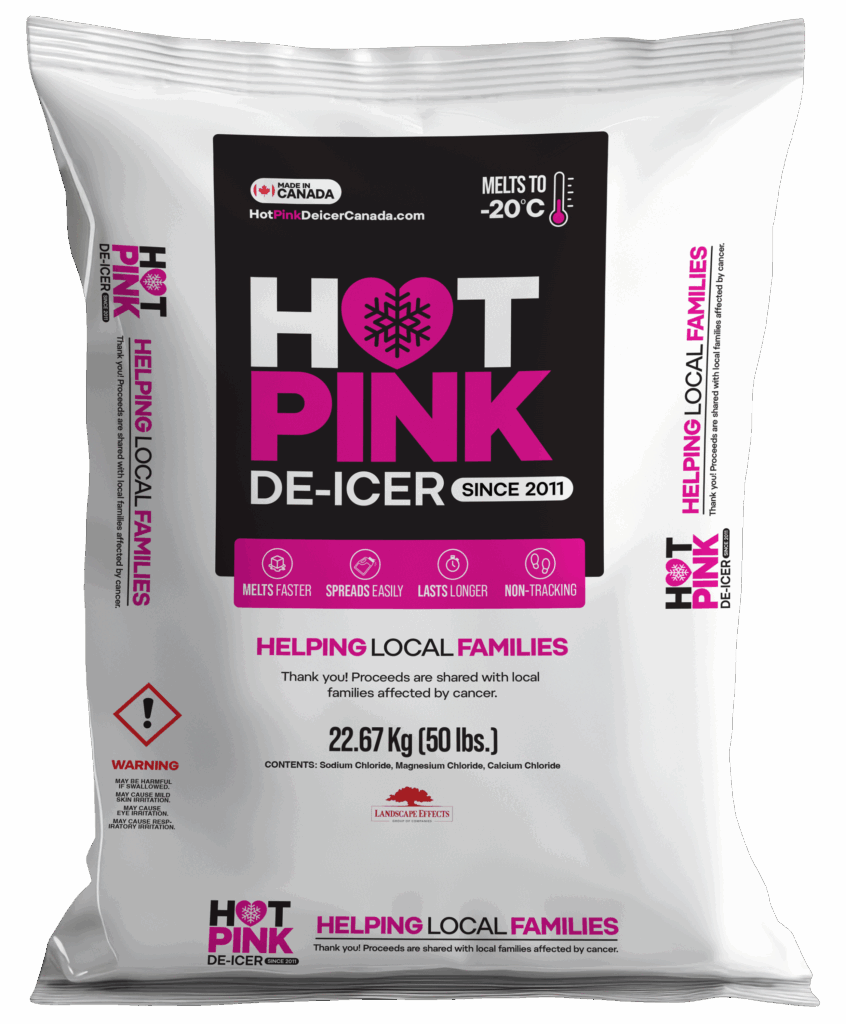 hot pink de-icer 50lb bag